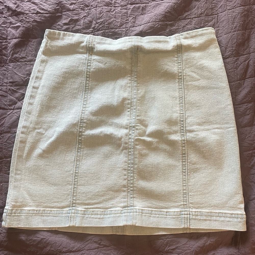 Tinseltown Jean Mini Skirt - Size S